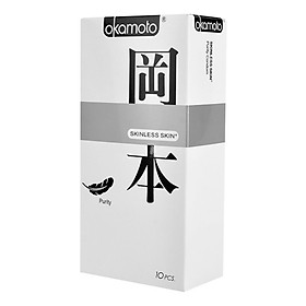 Bao Cao Su Okamoto Skinless Skin Purity (Hộp 10 Gói)